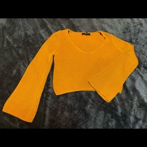 Forever21 Knit Cropped top Sweater- New, No tag, Never worn
